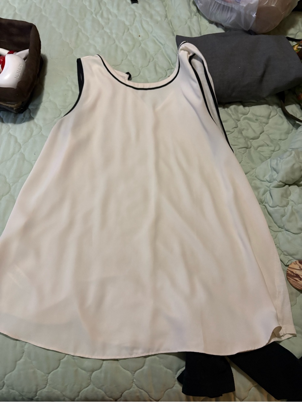 LOFT Cream Top & Dress pants sz 14